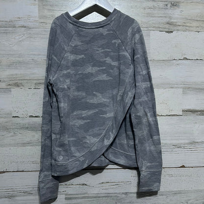 Girls Size Large (12) Athleta Girl soft camo longsleeve shirt with thumbholes - good used condition