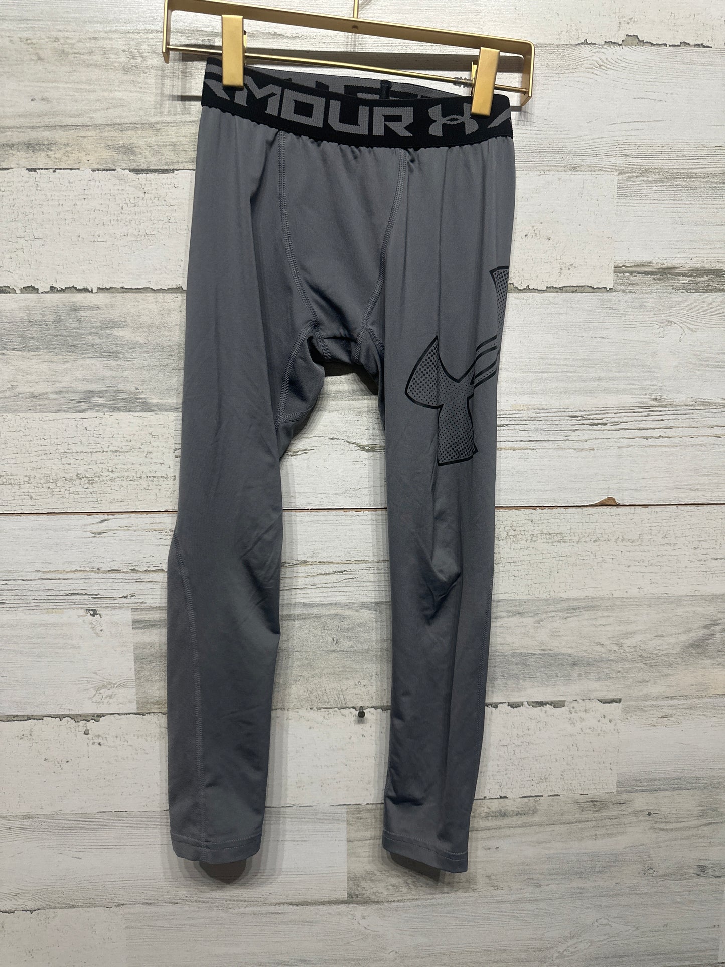 Boys Size Small ( 8 ) Fitted Under Armour Leggings - Good Used Condition