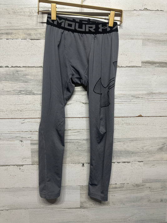 Boys Size Small ( 8 ) Fitted Under Armour Leggings - Good Used Condition