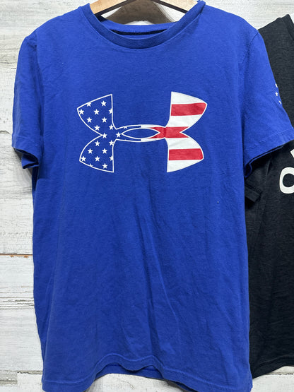 Under Armour and Adidas Boys Med / 8 Shirts GUC