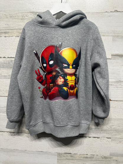 Boys Size 6 Character Hoodie - Very Good Used Condition