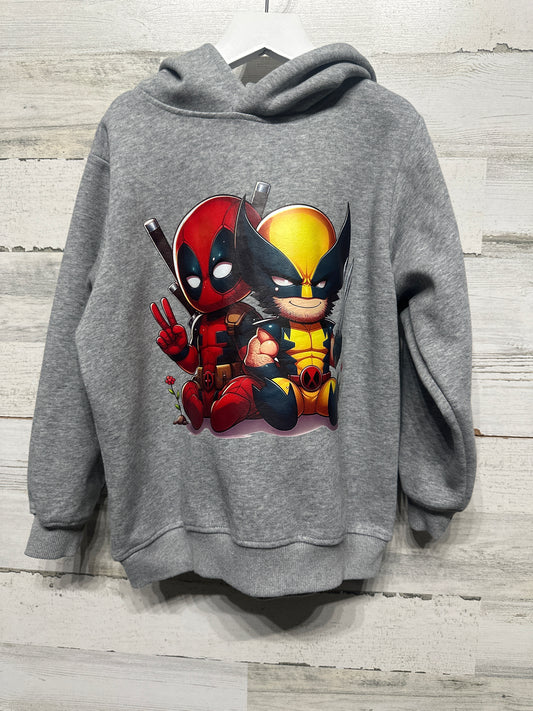 Boys Size 6 Character Hoodie - Very Good Used Condition