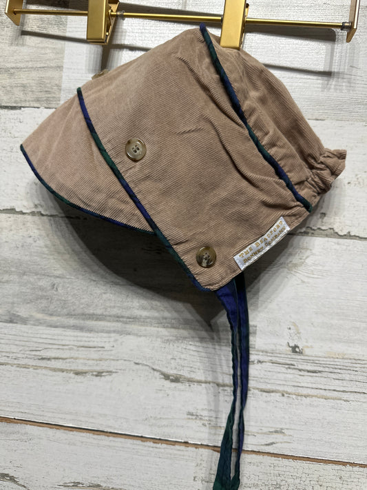 Boys Size 9-18m (M) TBBC Cord Bonnet - Good Used Condition