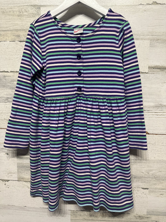 Hanna Andersson Girls Size 5 (110cm) Striped Dress VGUC