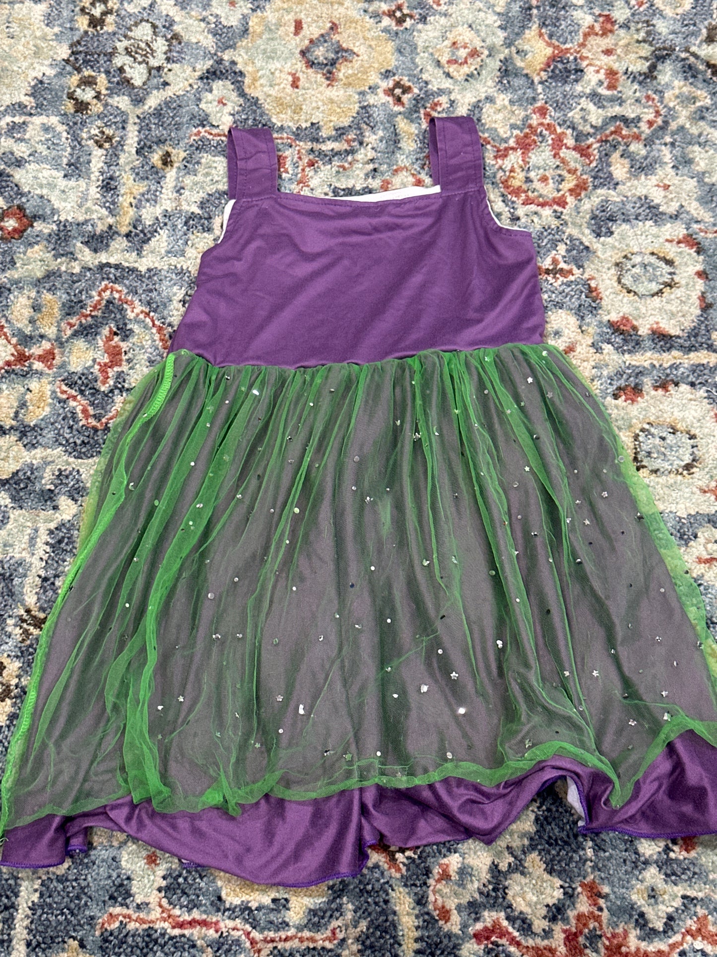 Little Mermaid Ariel Dress Girls 4t GUC