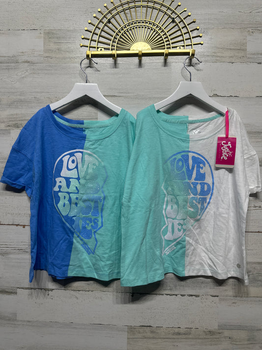 Size 12/14 Large Justice Best Friend Shirt Set (2 shirts) - New With Tags