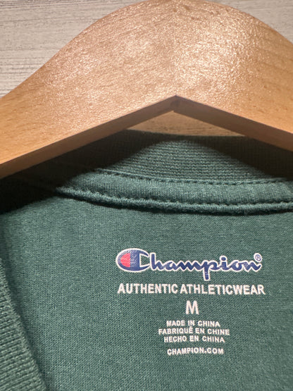 Boys Size Medium Champion Dark Green Shirt - Good Used Condition
