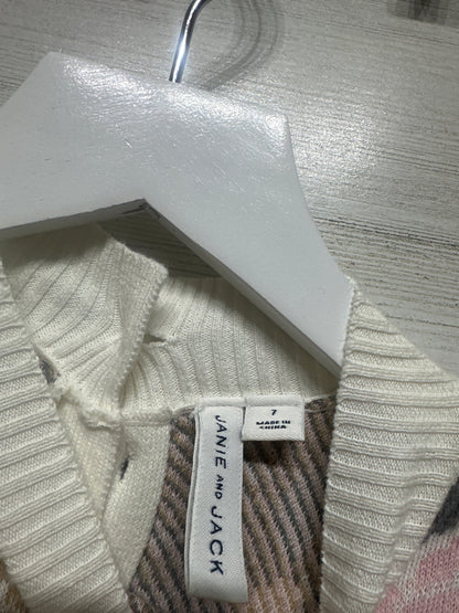 Girls Size 7 Janie and Jack Sweater Dress- Play Condition*
