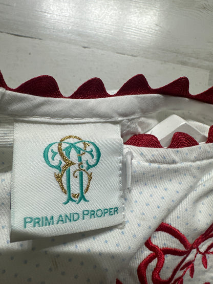 Size 4t Prim and Proper Embroidered “L” Dress - Play Condition*