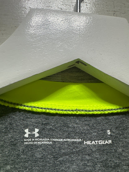 Boys Size 5 Under Armour Heatgear Shirt - Good Used Condition