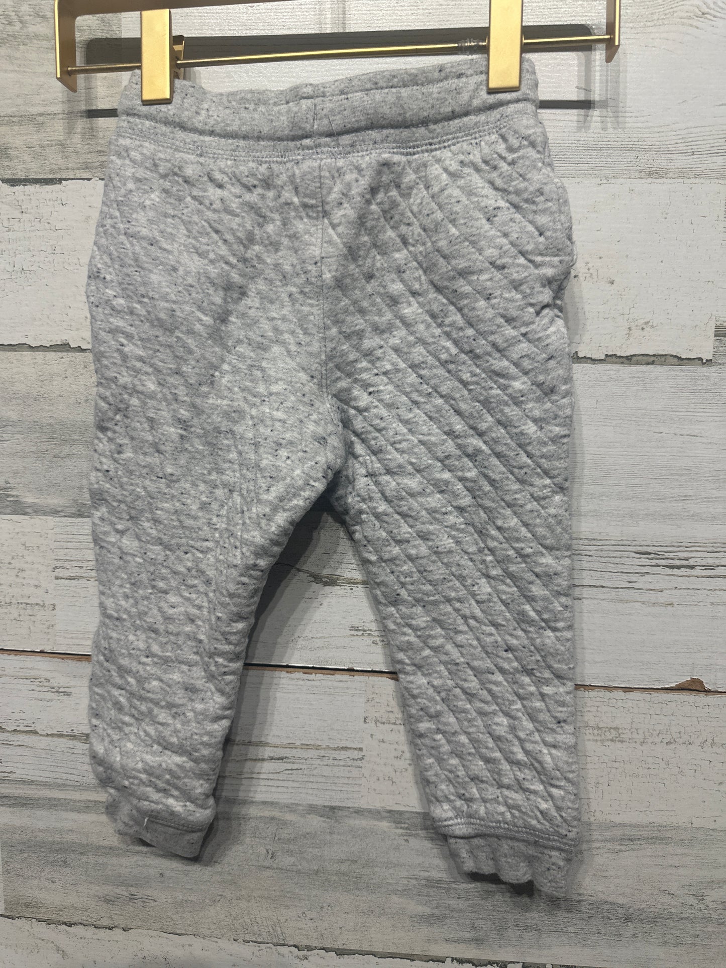 Boys Preowned Size 3t Osh Kosh Grey Quilted Pants - Good Used Condition