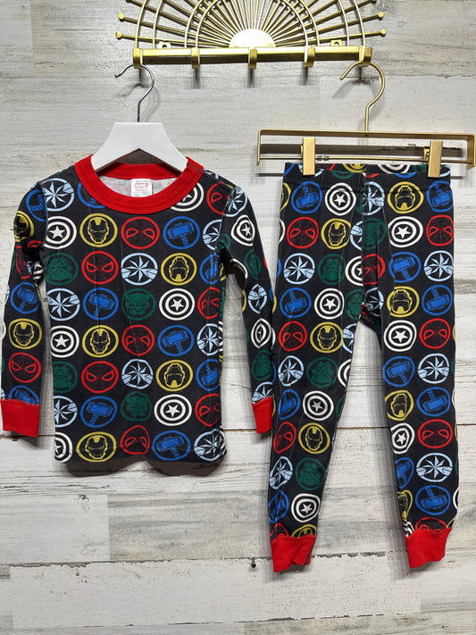 Size 4 (100cm) Marvel Hanna Andersson Organic Cotton Pajama Set - Very Good Used Condition