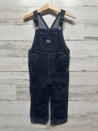 Boys Preowned Size 24m Wrangler Denim Overalls - Play Condition*