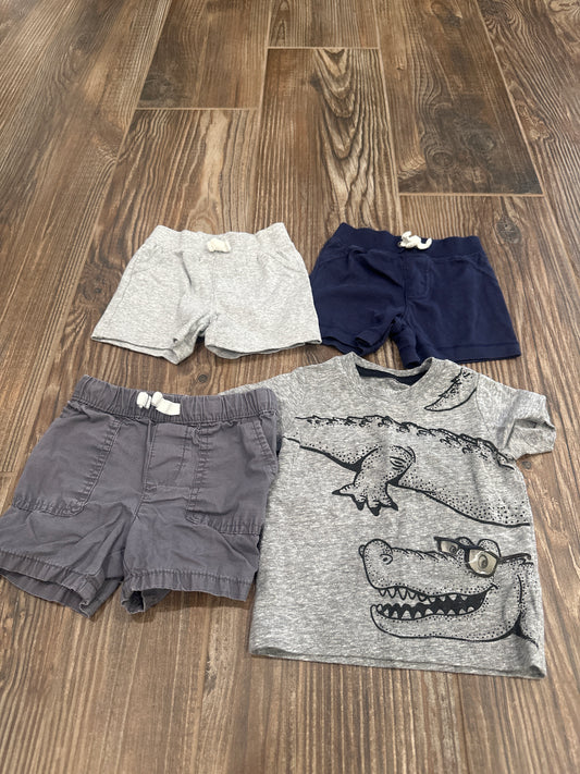 Boys Preowned Size 9m Clothing Lot (4 Pieces) - Good Used Condition