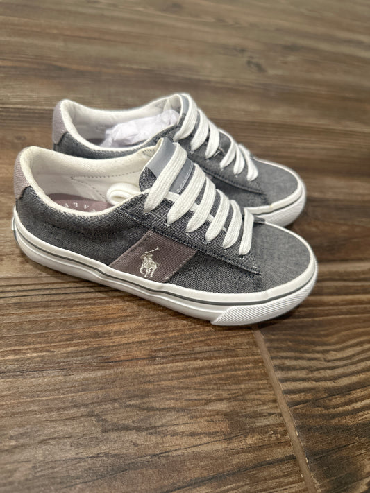 Boys Size 11 Toddler Polo Ralph Lauren Grey Shoes - New