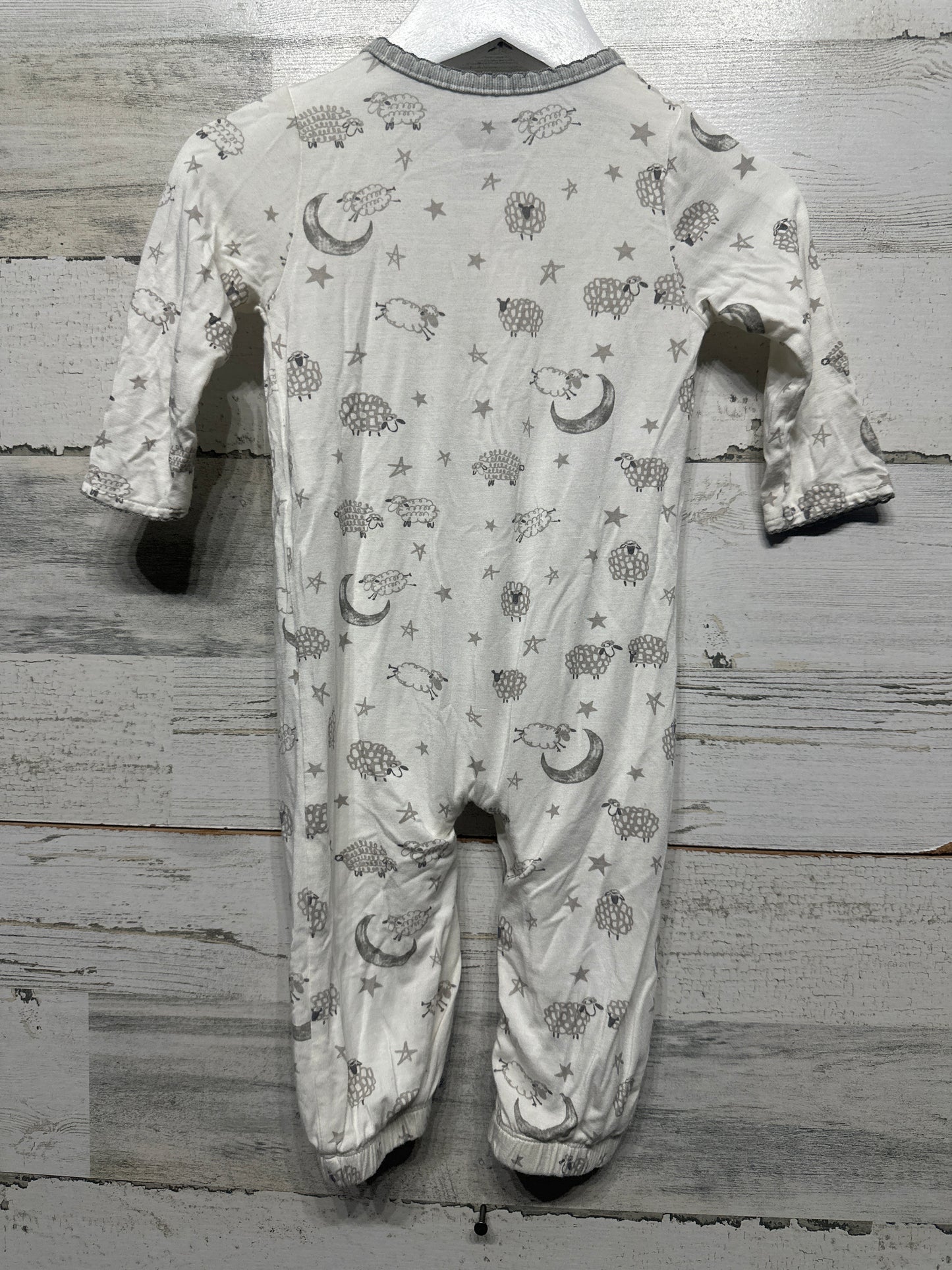 Size 0-3m Mudpie Bamboo Convertible Gown Sleeper - Very Good Used Condition