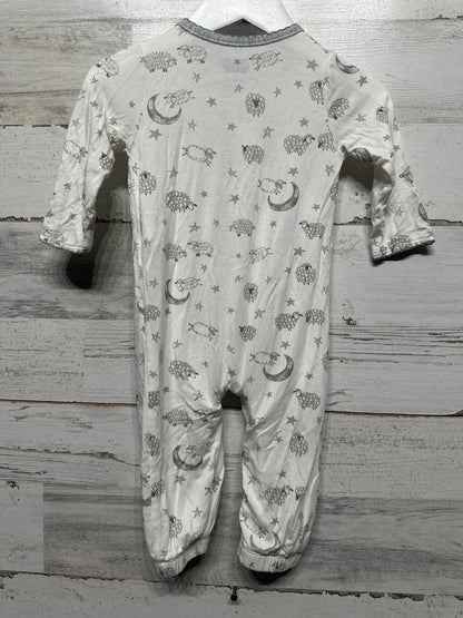 Size 0-3m Mudpie Bamboo Convertible Gown Sleeper - Very Good Used Condition