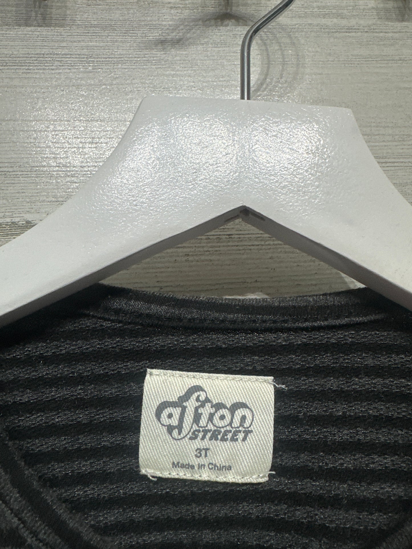 Size 3t Afton Street Striped Soft Long Sleeve Shirt - Very Good Used Condition