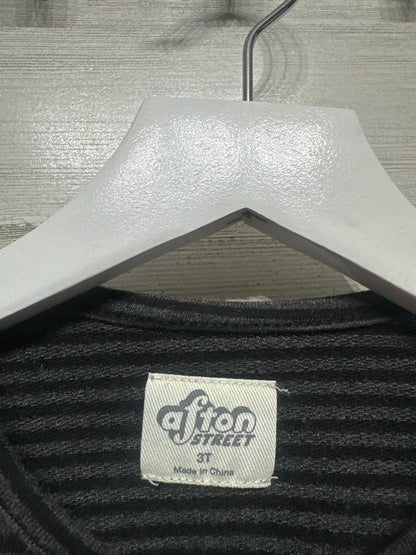Size 3t Afton Street Striped Soft Long Sleeve Shirt - Very Good Used Condition