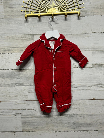 Boys Size 3m Little Planet Red Coverall - Good Used Condition