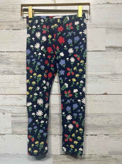 Girls Size 5 TBBC Navy Floral Leggings - Very Good Used Condition