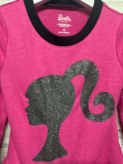 Size 4t Barbie Long Sleeve Shirt - Very Good Used Condition
