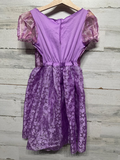 Disney Princess Rapunzel Costume Girls Size 4-6x Dress Up Dress GUC
