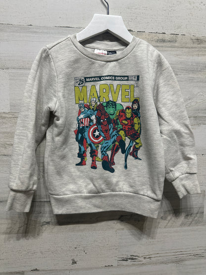 Boys Preowned Size 4t Marvel Comics Group Sweatshirt - Play Condition*