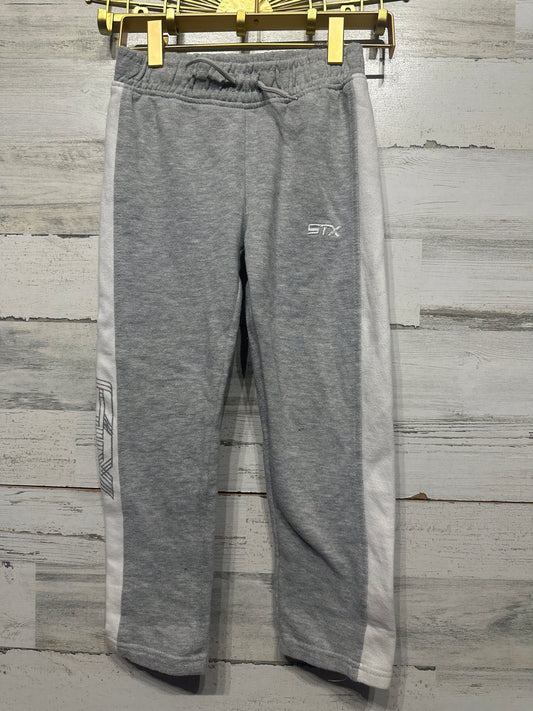 Boys Preowned Size 5-6 STX Grey Sweatpants - Good Used Condition