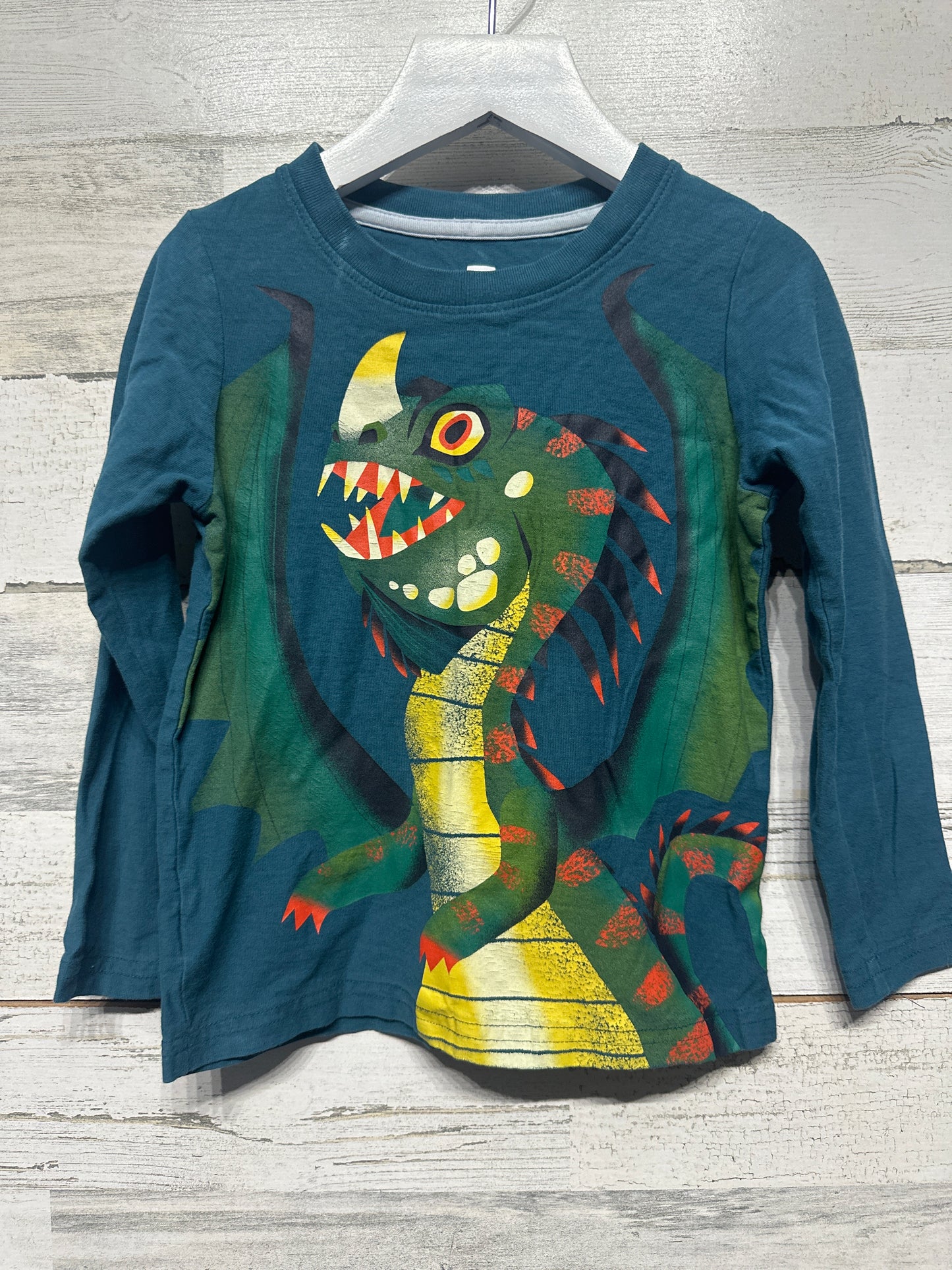 Size 4 TEA Collection Dragon Long Sleeve Shirt - Good Used Condition