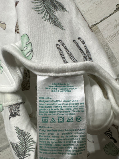 Size 0-3m Aden & Anais Essentials Safari Velcro Swaddle - Very Good Used Condition