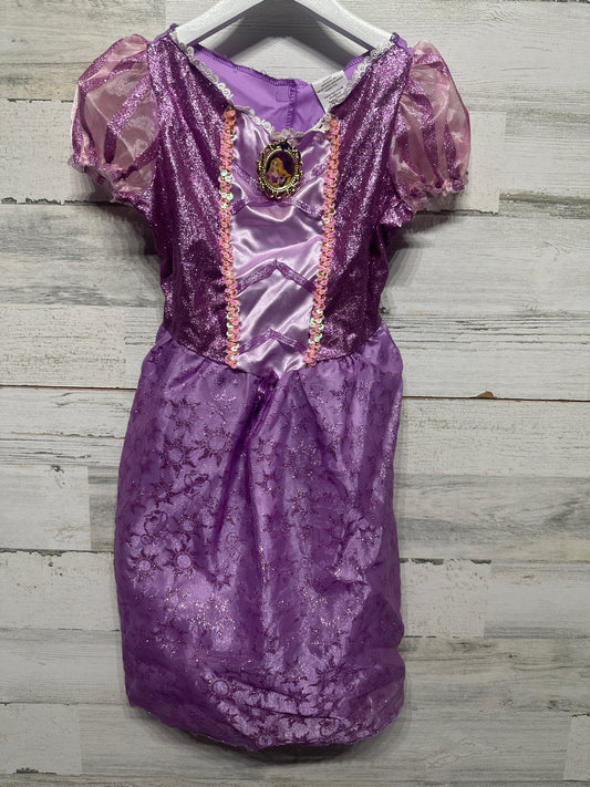 Tangled Disney Princess Rapunzel Costume Girls Size 4-6x Dress Up Dress GUC