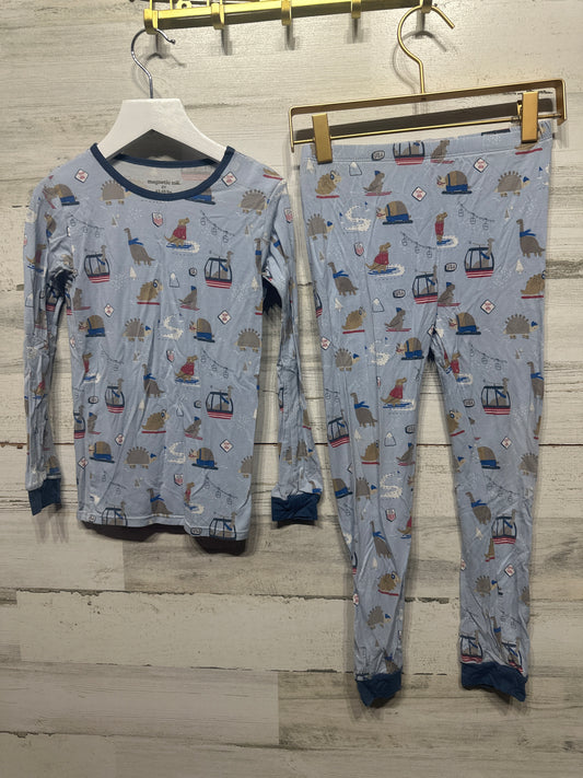 Boys Size 6 Years Magnetic Me Modal Ski Rex Print Pajama Set - Very Good Used Condition