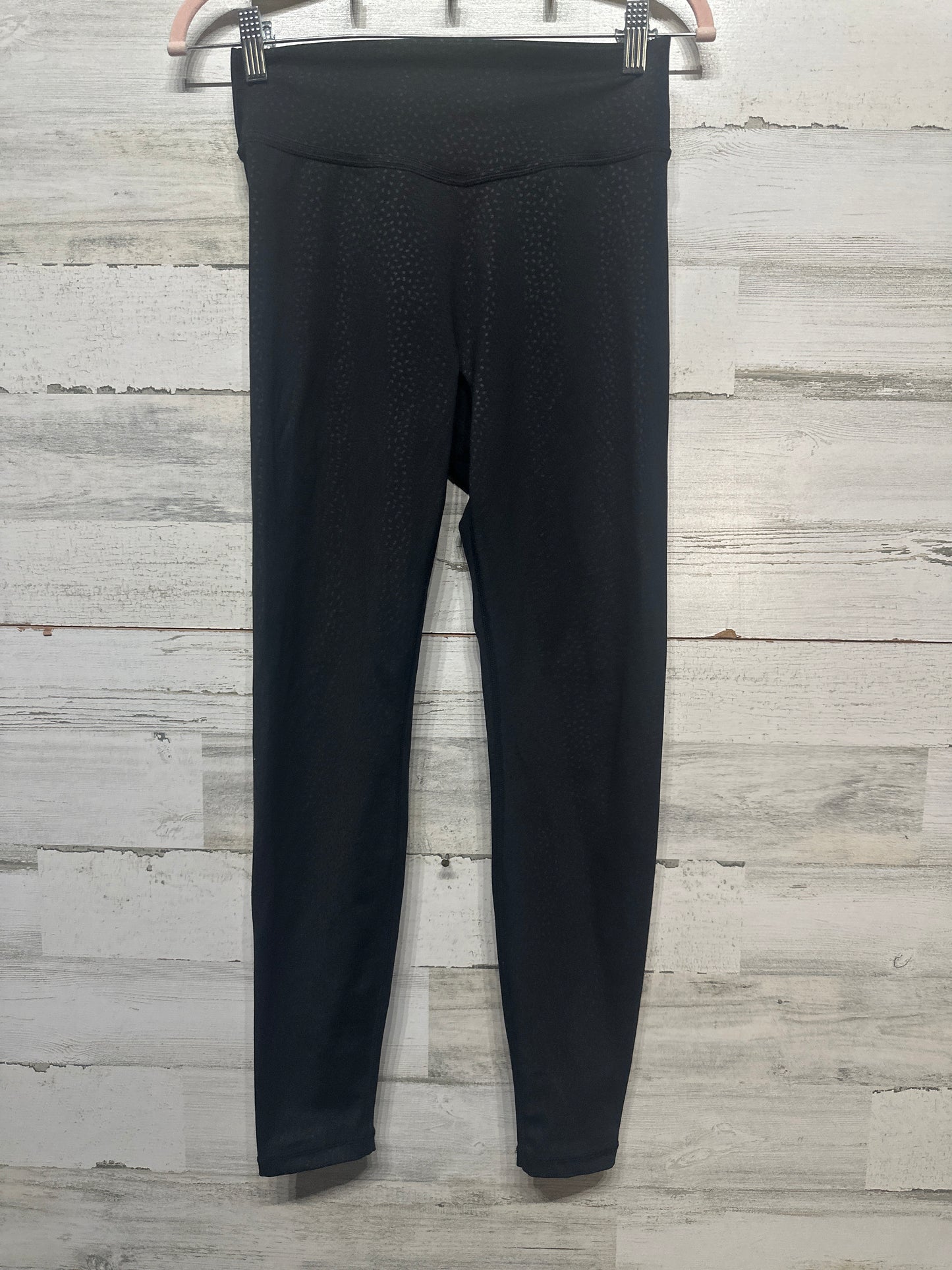 Women's Size Medium Buff Bunny Collection Black Dotted Leggings - Very Good Used Condition