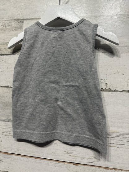 Boys Size 2t Hurley Grey Tank - Good Used Condition