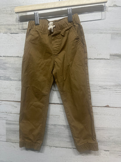 Boys Preowned Size 3t Cat & Jack Jogger Khaki Pants - Very Good Used Condition