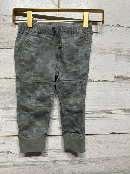 Boys Preowned Size 18m Cat & Jack Camo Joggers - Good Used Condition