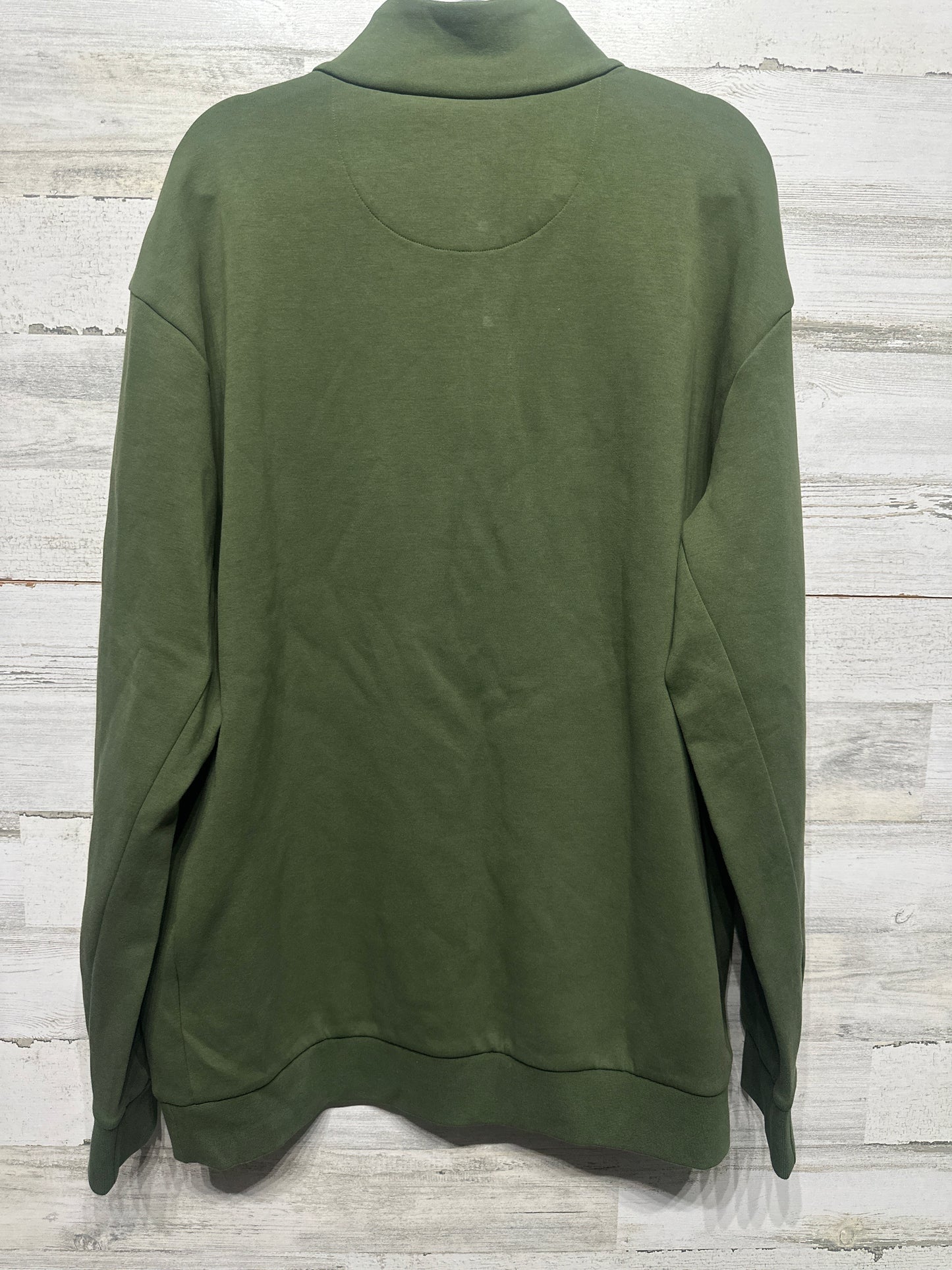 Polo Ralph Lauren Double Knit Quarter Snap Olive Pullover XLT Big Tall NWT