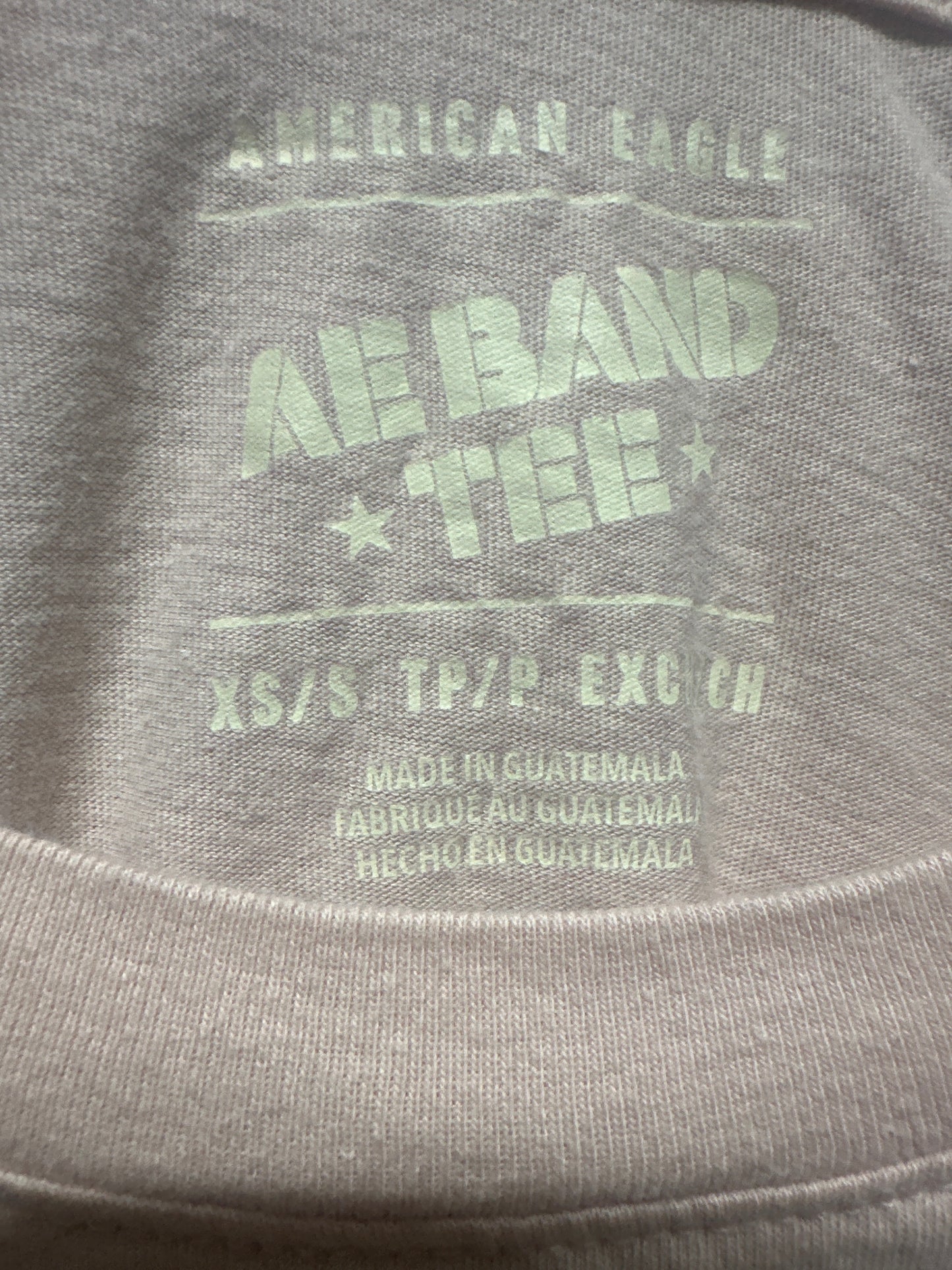 Women’s Size XS/S (Oversized) American Eagle Pink Floyd AE Band Tee - Very Good Used Condition