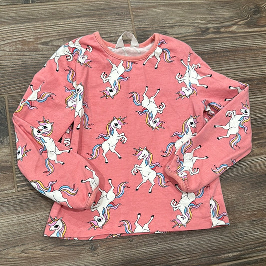 Girls Size 6X-7 H&M Long Sleeve Unicorn Shirt  - Good Used Condition