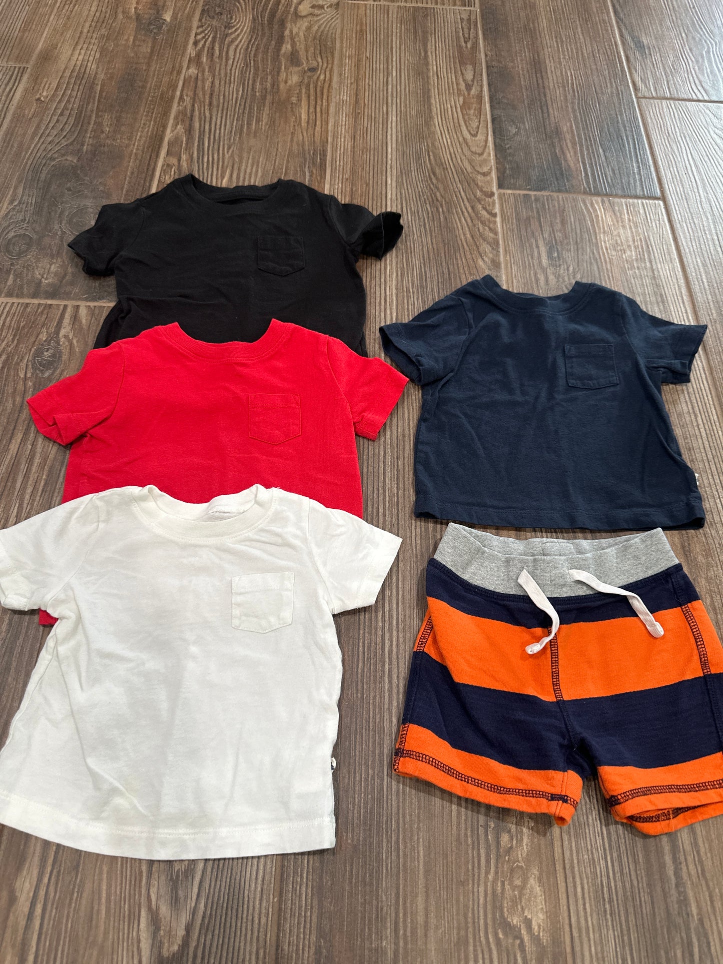 Boys Preowned Size 6-12m Gap Clothing Lot (5 Pieces) - Good Used Condition