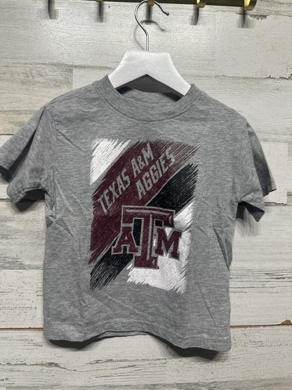 Size 4t Rivalry Threads Texas A&M Grey Aggies T-Shirt - Very Good Used Condition