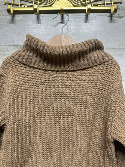 Girls Size 11/12 SHEIN Tan Sweater - Good Used Condition