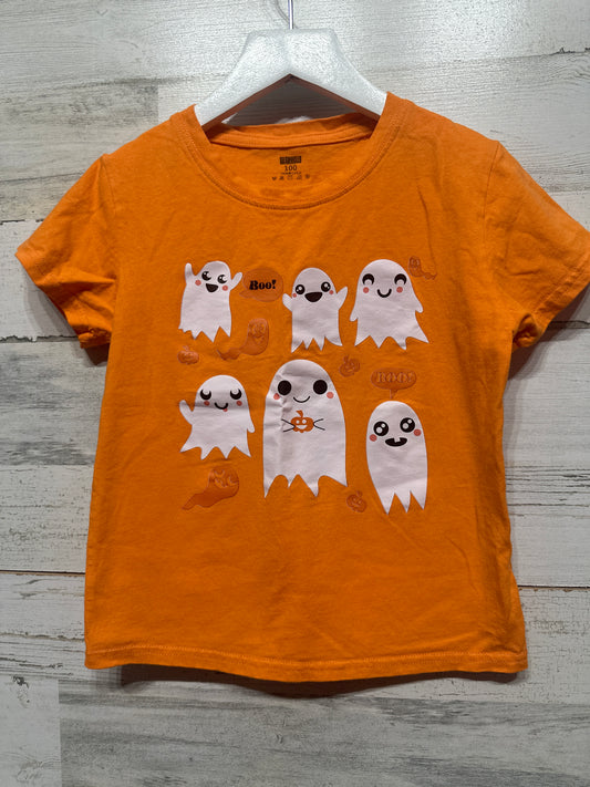 Boys Size 4 Halloween Ghost Shirt - Good Used Condition