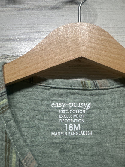 Size 18m Easy Peasy Striped Romper - Very Good Used Condition