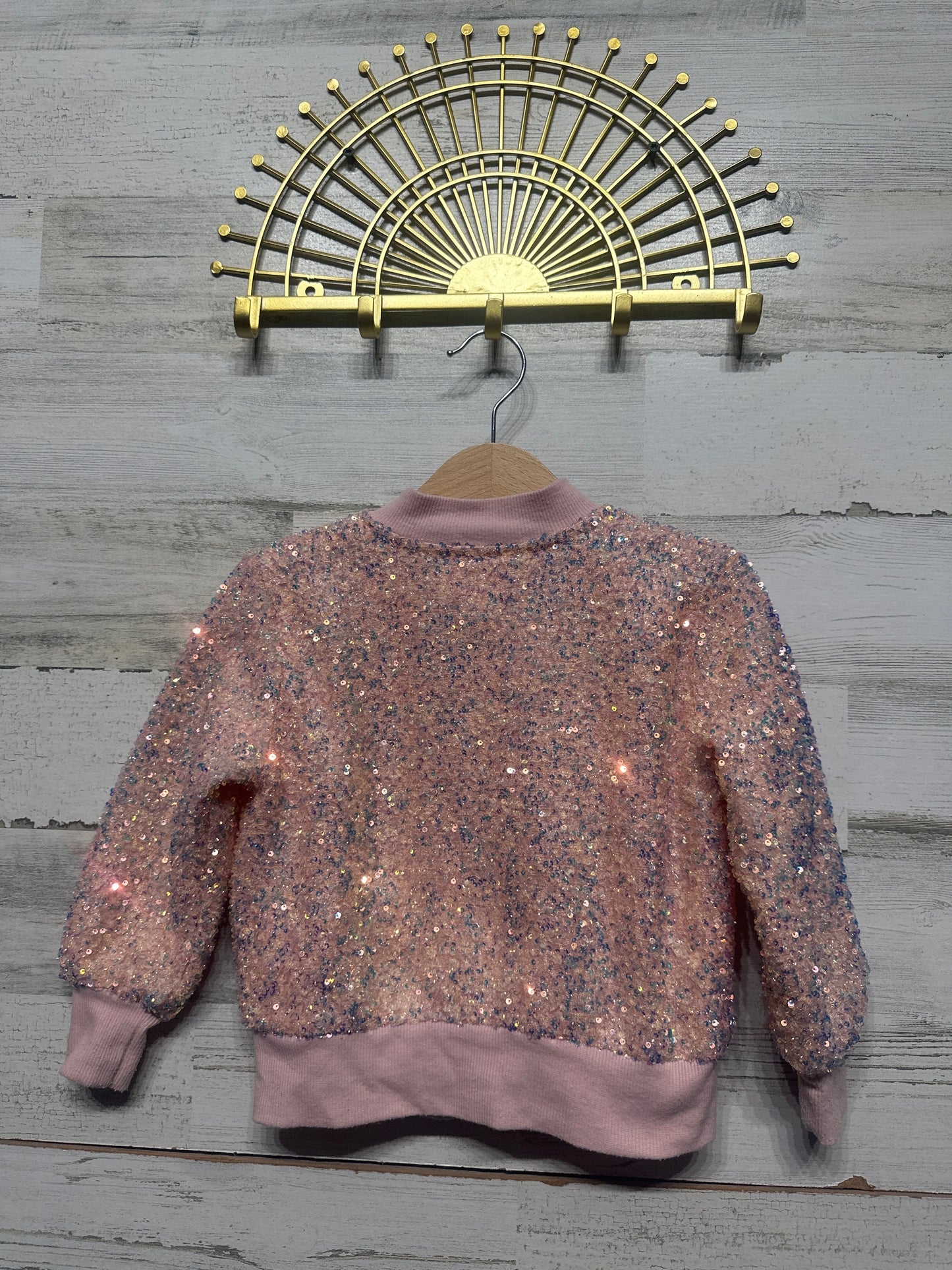 Mila & Rose Sparkle Sequin Jacket Girls 4T GUC