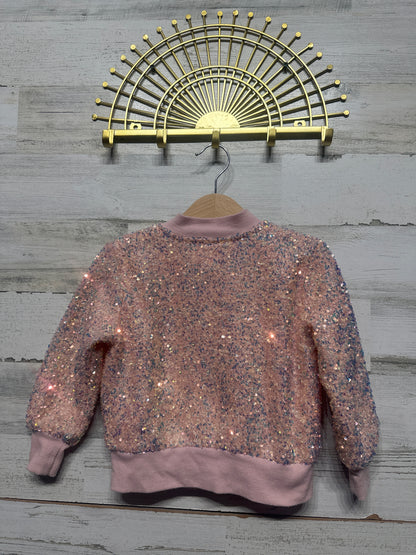 Mila & Rose Sparkle Sequin Jacket Girls 4T GUC