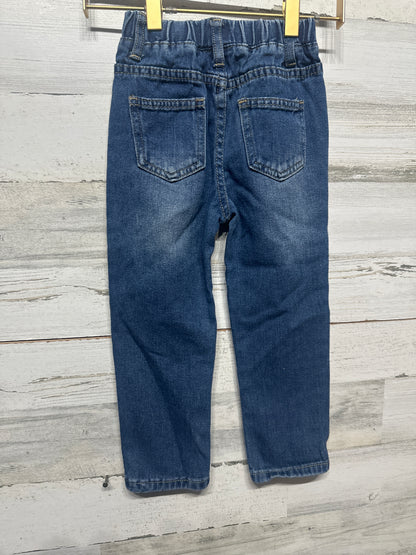 Size 4t Distressed Pull On Jeans - Very Good Used Condition