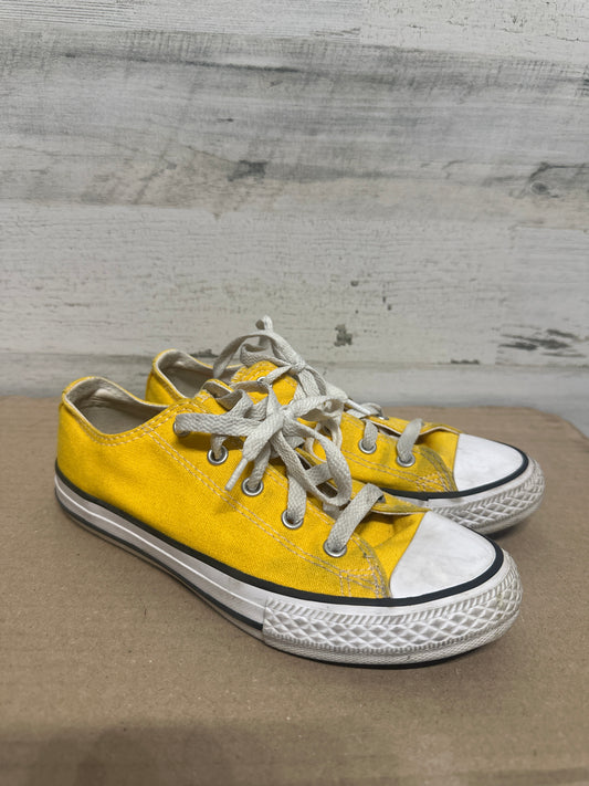 Size 2 (Youth) Converse Yellow Shoes - Good Used Condition*