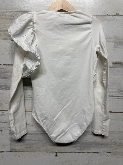 Size 10 (140cm) Zara Ruffle Bodysuit - Very Good Used Condition